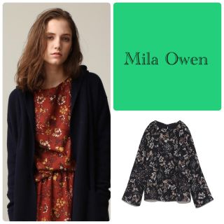 ミラオーウェン(Mila Owen)のミラオーウェン　花柄ベルスリーブブラウス(シャツ/ブラウス(長袖/七分))