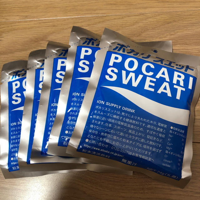 大塚製薬(オオツカセイヤク)のポカリスエット粉末×5☆333円!! 食品/飲料/酒の飲料(その他)の商品写真