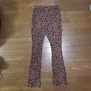 マウジー(moussy)のりぃ様専用 MOUSSY リブパンツ レオパード(カジュアルパンツ)