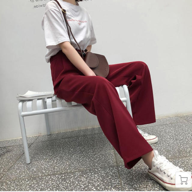 Gogosing 韓国ファッション 赤パンツの通販 By Ayu S Shop ゴゴシングならラクマ