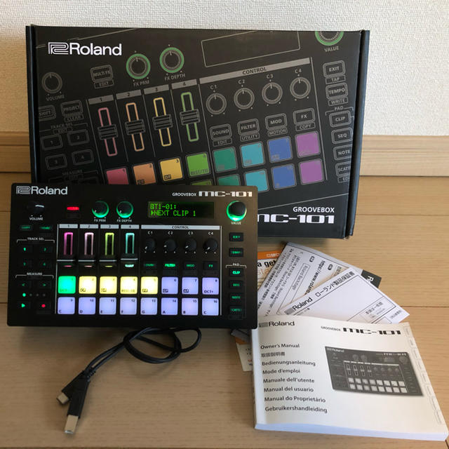 【美品完品】ROLAND GROOVEBOX MC-101 /USBケーブル付