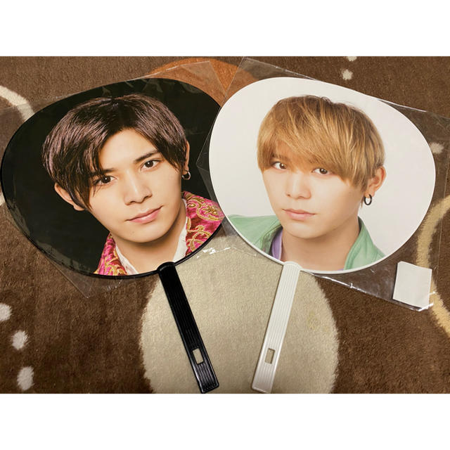 Hey! Say! JUMP(ヘイセイジャンプ)の山田涼介　団扇 エンタメ/ホビーのタレントグッズ(アイドルグッズ)の商品写真