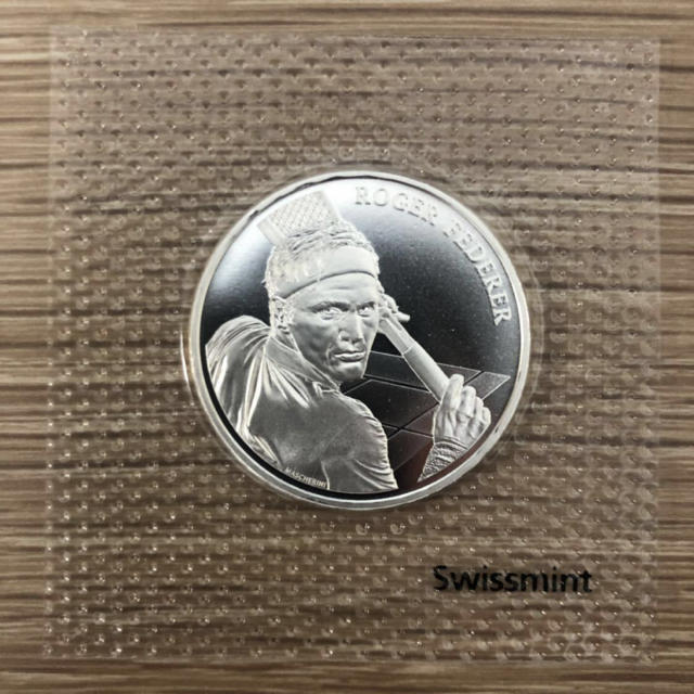その他【入手困難】Silver coin Federer/フェデラー コイン 記念銀貨
