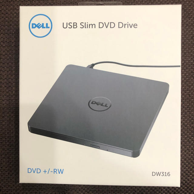 DELL(デル)のUSBスリムDVDドライブ　DELL スマホ/家電/カメラのPC/タブレット(PC周辺機器)の商品写真