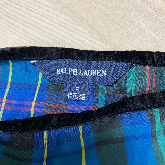 Ralph Lauren(ラルフローレン)のラルフローレン　キッズ  巻きスカート　120 キッズ/ベビー/マタニティのキッズ服女の子用(90cm~)(スカート)の商品写真