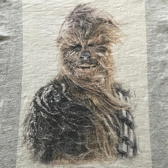 GAP Kids(ギャップキッズ)の【STAR WARS】長袖Tシャツ／チューバッカ／杢グレー／140cm キッズ/ベビー/マタニティのキッズ服男の子用(90cm~)(Tシャツ/カットソー)の商品写真