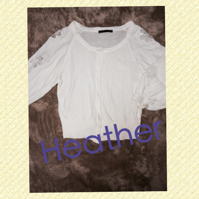 heather(ヘザー)のHeather☆カーディガン レディースのトップス(カーディガン)の商品写真