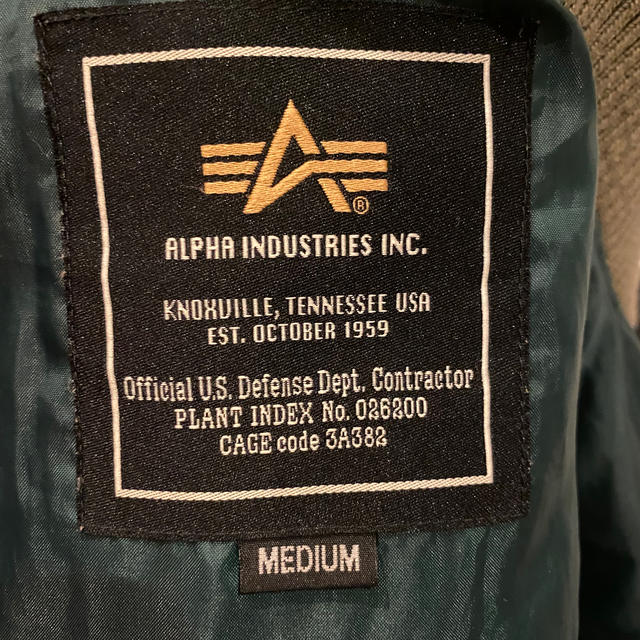 ALPHA INDUSTRIES(アルファインダストリーズ)の【 alpha industries inc.】MA-1 ブルゾン ジャケット メンズのジャケット/アウター(ブルゾン)の商品写真