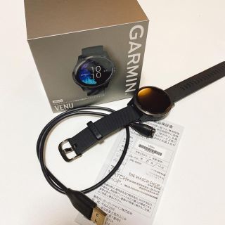 ガーミン(GARMIN)のGARMIN VENU BLACK(腕時計(デジタル))