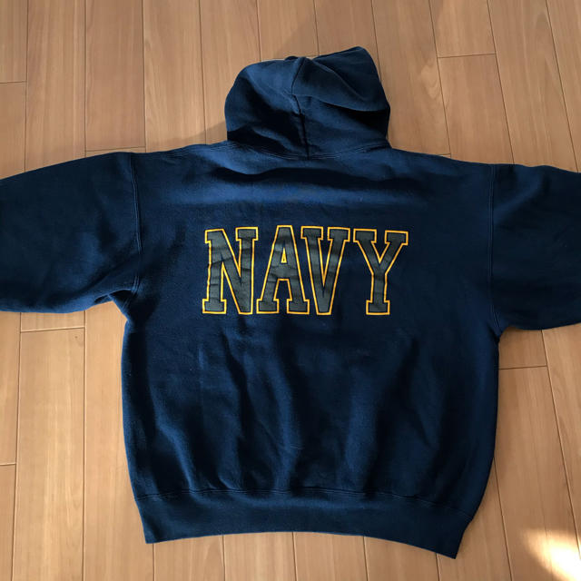80's SOFFE製 U.S.NAVY パーカー MADE IN USA L