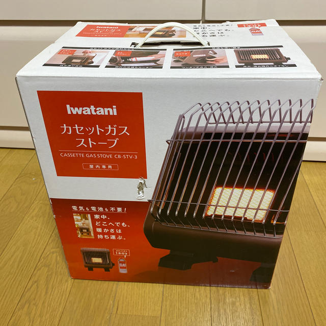 Iwatani(イワタニ)の新品✨カセットガスストーブ✴︎電気、電池不用^_^ スマホ/家電/カメラの冷暖房/空調(ストーブ)の商品写真