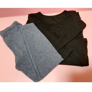 ユニクロ(UNIQLO)のユニクロ☆ヒートテック上下2枚セット(下着)