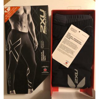 ツータイムズユー(2XU)のツータイムズユー　ELITE コンプレッションタイツ　Mサイズ（日本L）　メンズ(トレーニング用品)