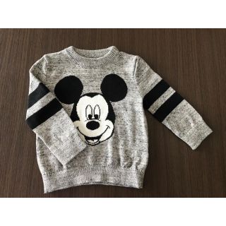 ベビーギャップ(babyGAP)の未使用 babygap Disney ■ ミッキー　ニット　セーター　80(ニット/セーター)