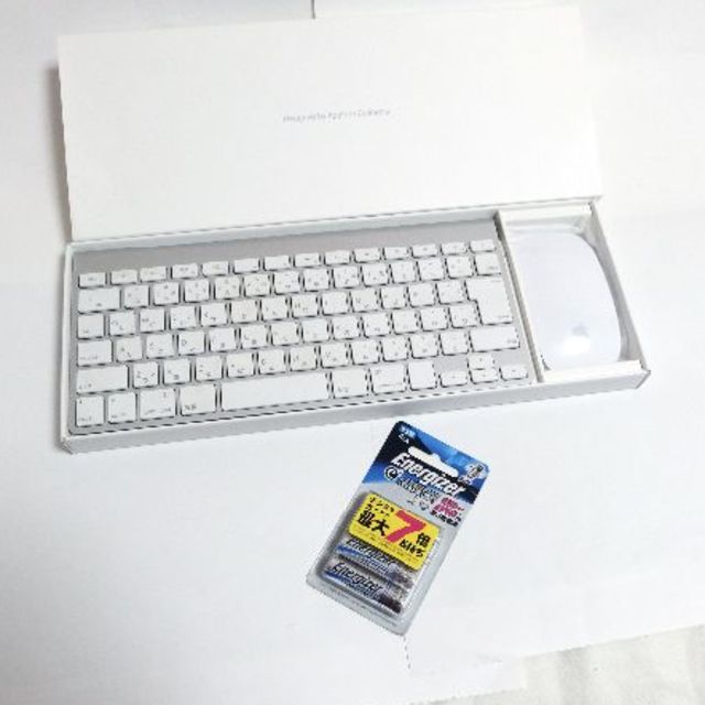 Apple - Apple & Mac 純正 マジックキーボード＆マウス 新品電池4本付き
