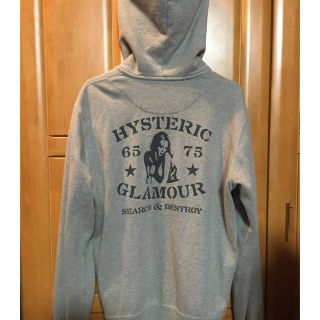 ヒステリックグラマー(HYSTERIC GLAMOUR)のヒステリックグラマー☆グレー パーカー L (パーカー)