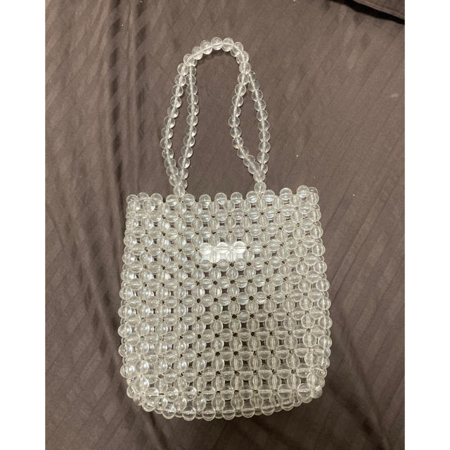 moussy(マウジー)のキコちゃんさん専用clear beads bag（消毒済み） レディースのバッグ(ハンドバッグ)の商品写真