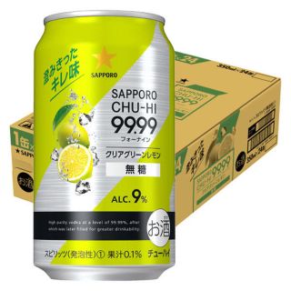 サッポロ(サッポロ)のサッポロ チューハイ 99.99 クリアグリーンレモン 350ml×24本(その他)