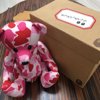 BAPE BEAR ピンク【ベイプ エイプ NIGO テディベア ぬいぐるみ 】