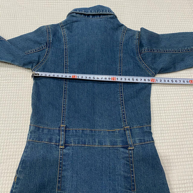 可愛い♡デニムワンピース　サイズ95 キッズ/ベビー/マタニティのキッズ服女の子用(90cm~)(ワンピース)の商品写真