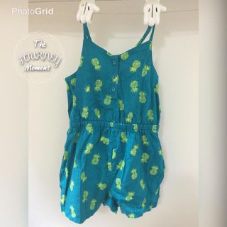 オールドネイビー(Old Navy)のOLD NAVY🍍柄オールインワン3T(パンツ/スパッツ)