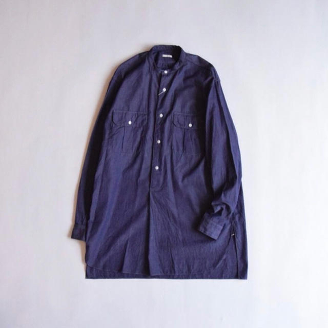 COMOLI(コモリ)のCOMOLI プルオーバー カーゴシャツ パープル size3 メンズのトップス(シャツ)の商品写真