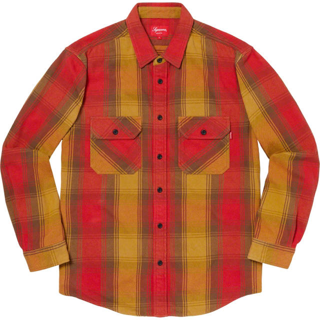 19AW Supreme Heavyweight Flannel Shirt