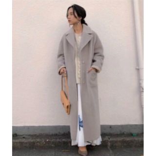 アメリヴィンテージ(Ameri VINTAGE)のameri BLANKET LIKE FAKE MOUTON COAT(ロングコート)