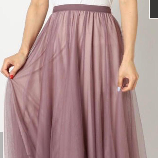 Mew's(ミューズ)のミモレチュールスカート レディースのスカート(ロングスカート)の商品写真