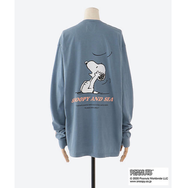 SNOOPY(スヌーピー)の【銀座三越限定】WIND AND SEA / SNOOPY サークル　ロングT メンズのトップス(Tシャツ/カットソー(七分/長袖))の商品写真