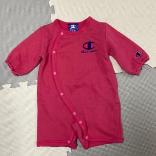 チャンピオン(Champion)のベビー服　チャンピオン　サイズ50-60 カバーオール　リンクコーデにおすすめ(カバーオール)