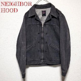 ネイバーフッド(NEIGHBORHOOD)の【美品】ネイバーフッド デニムジャケット Gジャン ブラック(Gジャン/デニムジャケット)