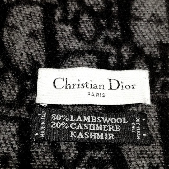 Christian Dior(クリスチャンディオール)のクリスチャンディオール. ウールカシミヤ混マフラー メンズのファッション小物(マフラー)の商品写真