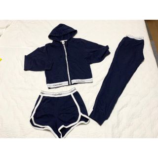 カルバンクライン(Calvin Klein)の美品◆カルバンクライン　スエットセットアップ3点セット(トレーナー/スウェット)