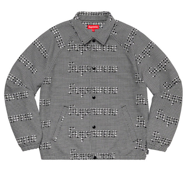 supreme houndstooth logos snap front S