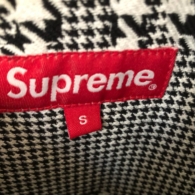 Supreme(シュプリーム)のsupreme houndstooth logos snap front S メンズのジャケット/アウター(ブルゾン)の商品写真