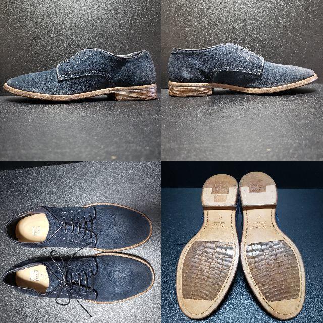 モマ (MOMA) イタリア製革靴　青 41 1