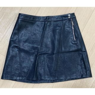 ザラ(ZARA)のレザースカート タイトスカート(ひざ丈スカート)