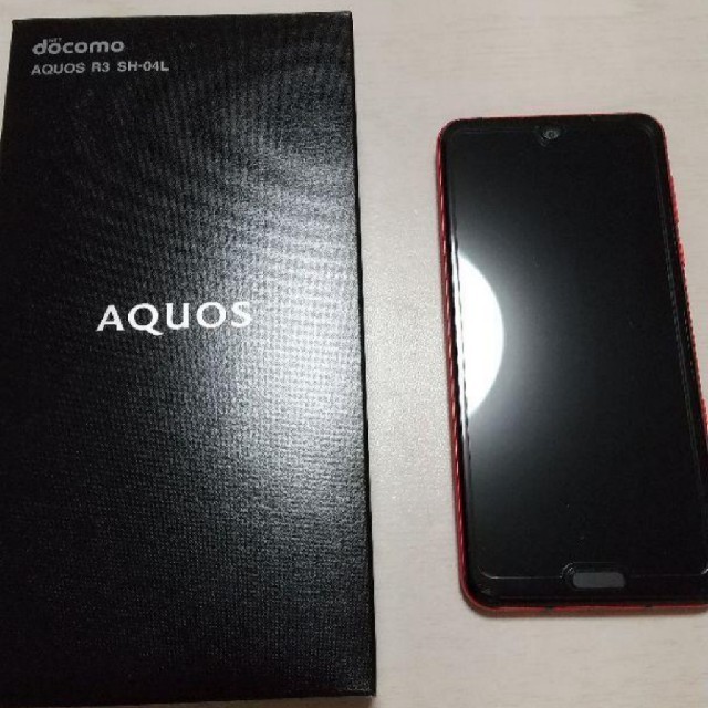 AQUOS(アクオス)のツネクル様専用 AQUOS R3 Luxury Red SHー04L 本体 スマホ/家電/カメラのスマートフォン/携帯電話(スマートフォン本体)の商品写真