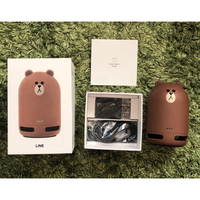 【再値下げしました！】LINE CLOVA FRIENDS MINI BROWN スマホ/家電/カメラのオーディオ機器(スピーカー)の商品写真