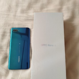 専用　OPPO Reno A 125GB ブルー(スマートフォン本体)