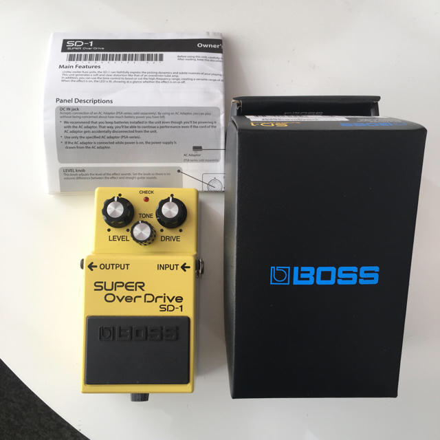 BOSS(ボス)の週末値下BOSS エフェクター SD-1 super over drive 美品 楽器のギター(エフェクター)の商品写真