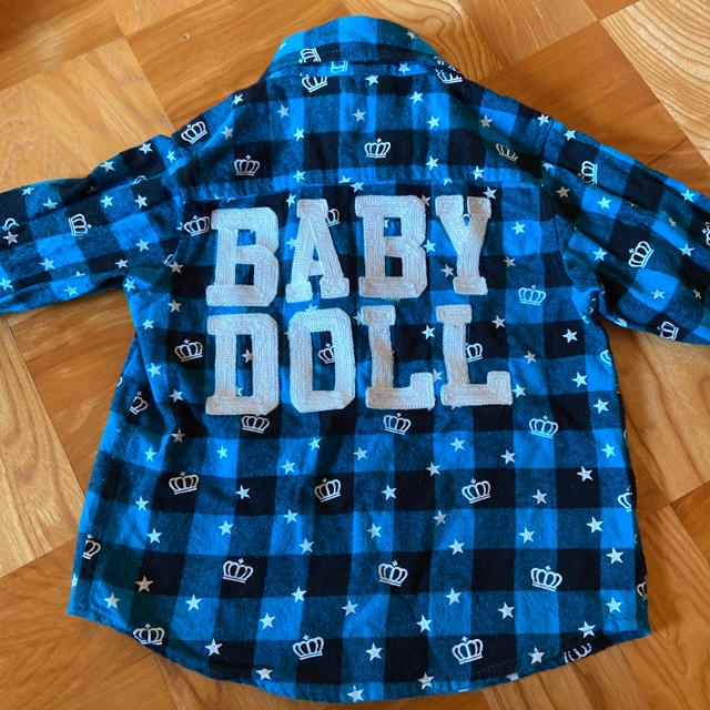 BABYDOLL(ベビードール)のベビードール  シャツ 100 キッズ/ベビー/マタニティのキッズ服男の子用(90cm~)(ブラウス)の商品写真