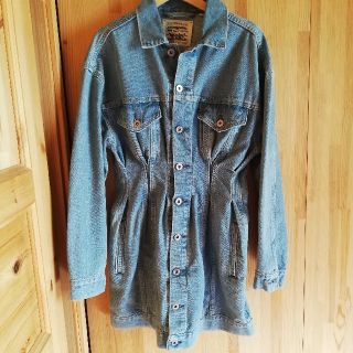 リーバイス(Levi's)のリーバイス　Levi'sデニムミニワンピース XSデニムシャツ デニムワンピース(Gジャン/デニムジャケット)