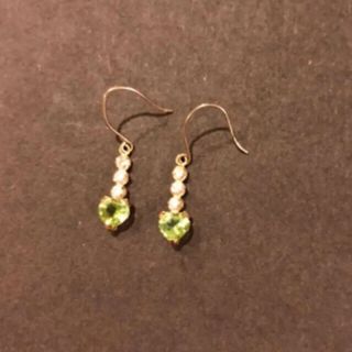 ジュエリーツツミ(JEWELRY TSUTSUMI)の♡happy♡様 専用 k10 ジュエリー ツツミペリドット ピアス(ピアス)