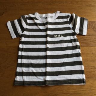 マーガレットハウエル(MARGARET HOWELL)の新品！MHL.ボーダーT 110(Tシャツ/カットソー)