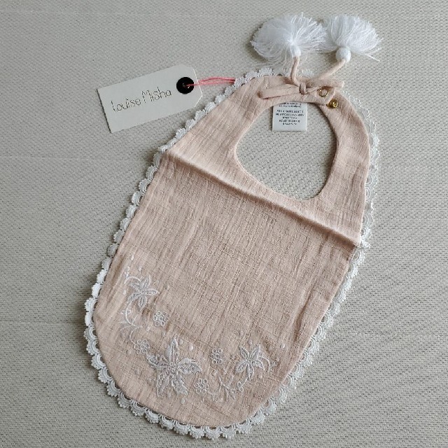 Bonpoint(ボンポワン)のLouise Misha♥️Blush Tahia Bib　スタイ　よだれかけ キッズ/ベビー/マタニティのこども用ファッション小物(ベビースタイ/よだれかけ)の商品写真