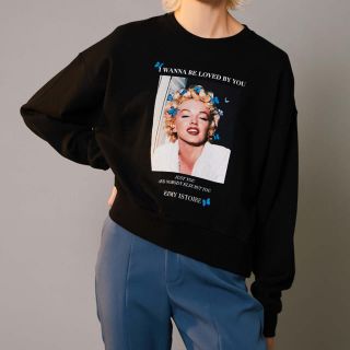 エイミーイストワール(eimy istoire)のMarilyn Monroe Butterfly Pullover(トレーナー/スウェット)