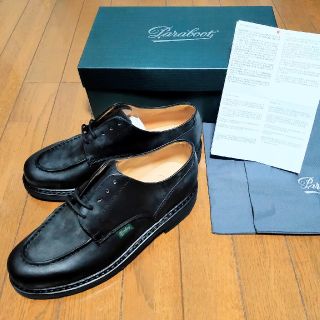 パラブーツ(Paraboot)の【中居リーチ様専用】【新品】パラブーツ シャンボード UK7 ブラック(ドレス/ビジネス)