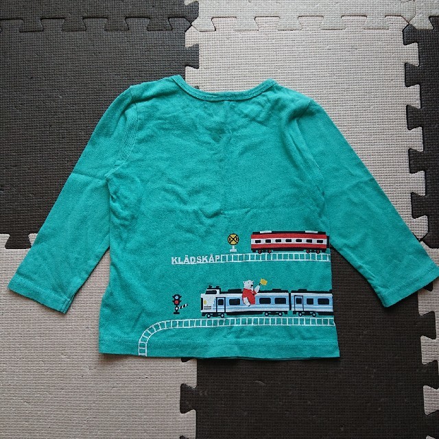 kladskap(クレードスコープ)のkladskap 電車 ロンT キッズ/ベビー/マタニティのキッズ服男の子用(90cm~)(Tシャツ/カットソー)の商品写真